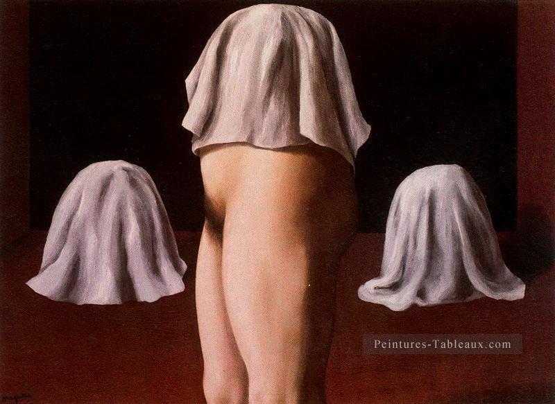 l’astuce symétrique 1928 René Magritte Peintures à l'huile